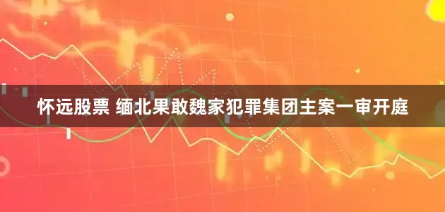 怀远股票 缅北果敢魏家犯罪集团主案一审开庭
